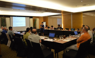 Dr. Virgie P. Ugay, researcher from USeP, presents the results of using plant growth regulators (PGRs) as potential control for mango fungal diseases. (Image credit: Crops Research Division (CRD), DOST-PCAARRD)